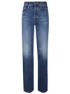 Mother The Tomcat Roller Sneak Jeans In Blue
