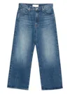 Mother Washed Blue Jeans The Kick It In Blue