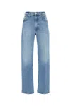 Mother The Lasso 5-pocket Straight-leg Jeans In Blue