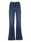 Mother The Hustler Roller Sneak Jeans In Blue