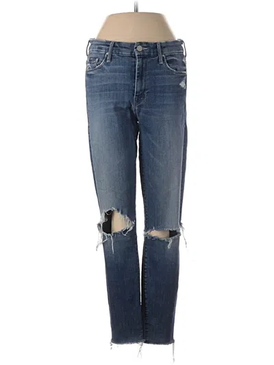 Pre-owned Mother Jeans In Blue