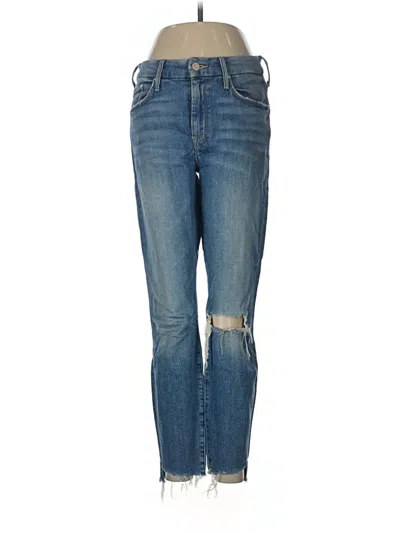 Pre-owned Mother Jeans In Blue