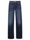Mother The Down Low Spinner Heel Straight-leg Jeans In Blue