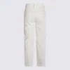 Mother Stretch Denim The Rambler Trousers In White