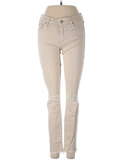 Pre-owned Mother Jeans In Brown