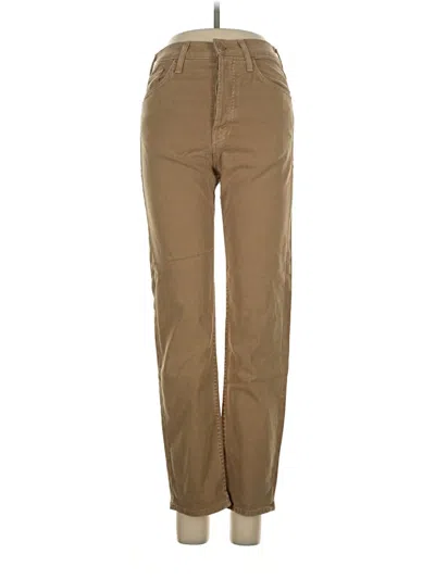 Pre-owned Mother Jeans In Brown