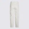 Mother Stretch Denim The Rambler Trousers In White