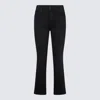 Mother Black Cotton Denim Jeans