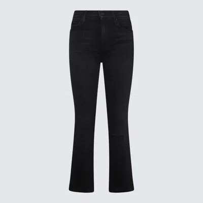 MOTHER MOTHER BLACK COTTON DENIM JEANS