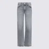 Mother Grey Cotton Jeans In Drawing A Blank
