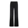 Mother High-waisted Wide-leg Jeans With Clean Lines In Black