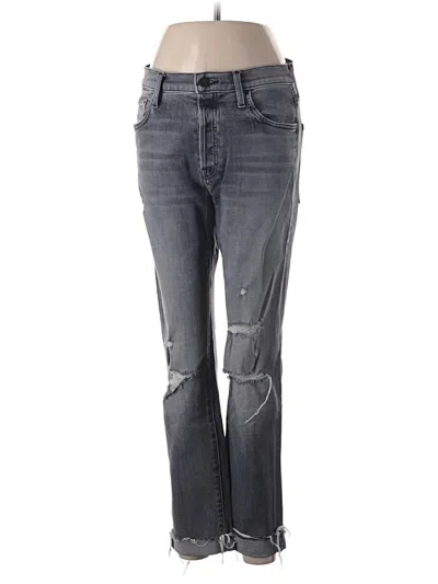 Pre-owned Mother Jeans In Gray