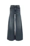 Mother The Swisher Sneak Off The Beaten Path Jeans In Grey