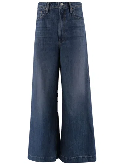 Mother Jeans Headliner Sneak In Cotton In Blue