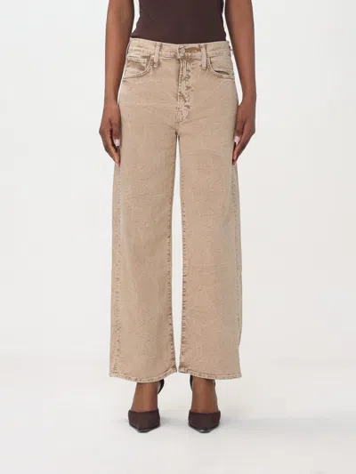 MOTHER JEANS MOTHER WOMAN COLOR BEIGE,F47000022