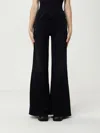 Mother The Hustler Roller Sneak Denim Jeans In Black