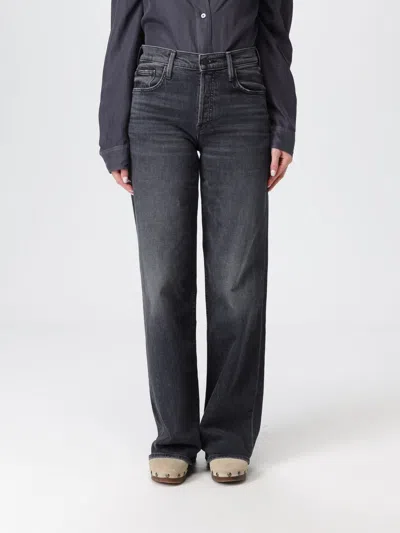 Mother Jeans  Woman Color Black In Blue