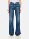 Mother The Mid-rise Rambler Zip Ankle Fray Jeans In Denim