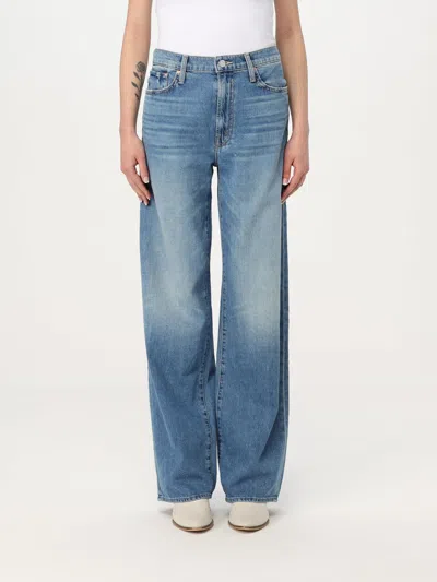Mother Jeans  Woman Color Gnawed Blue