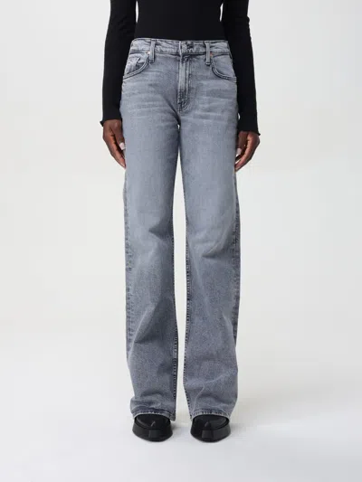 Mother Jeans  Woman Color Grey In Grau