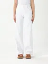 Mother The Rambler Zip Ankle Jeans Cream Puffs In Natural