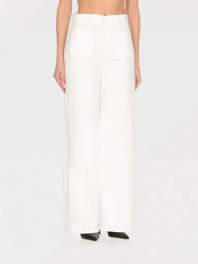 MOTHER JEANS MOTHER WOMAN COLOR WHITE,H01396001