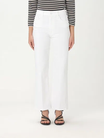 MOTHER JEANS MOTHER WOMAN COLOR WHITE,G72126001
