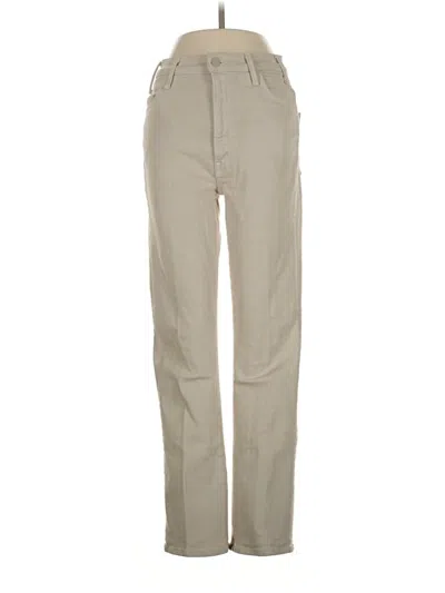 Pre-owned Mother Jeans In Tan