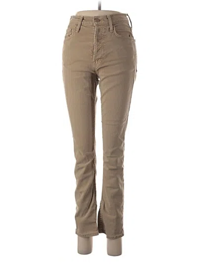 Pre-owned Mother Jeans In Tan