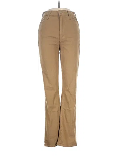 Pre-owned Mother Jeans In Tan