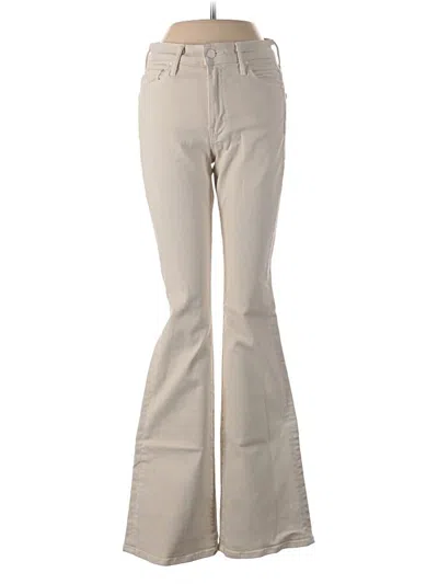 Pre-owned Mother Jeans In Tan