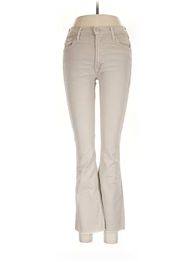 Pre-owned Mother Jeans In Tan
