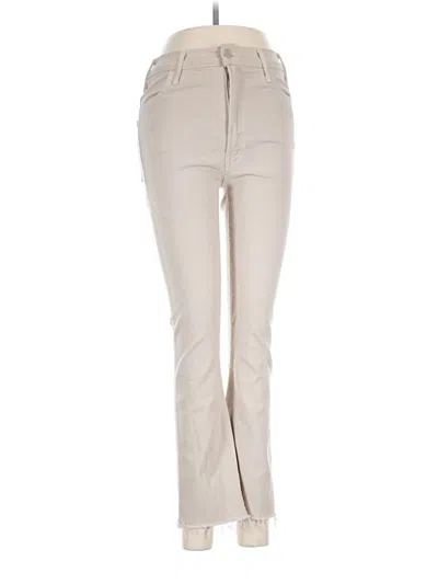Pre-owned Mother Jeans In Tan