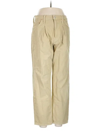 Pre-owned Mother Jeans In Tan