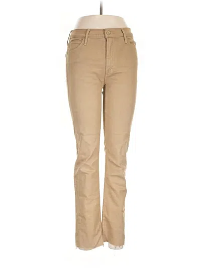 Pre-owned Mother Jeans In Tan
