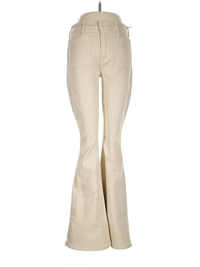 Pre-owned Mother Jeans In Tan