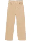 Mother The Dodger Ankle Tan Pants In Beige - Size 34 In Taos Taupe
