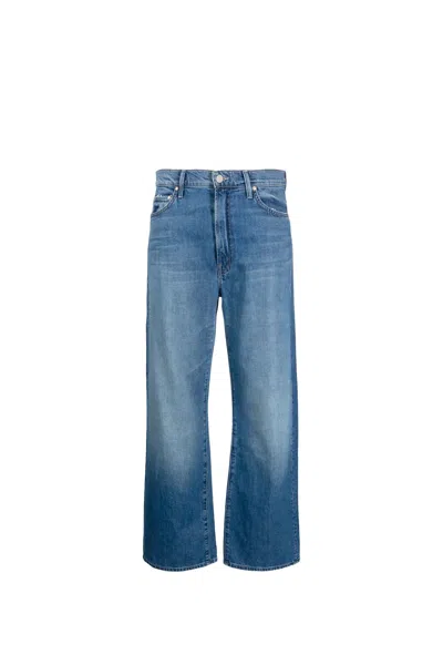 Mother Jeans The Dodger Ankle In Blue
