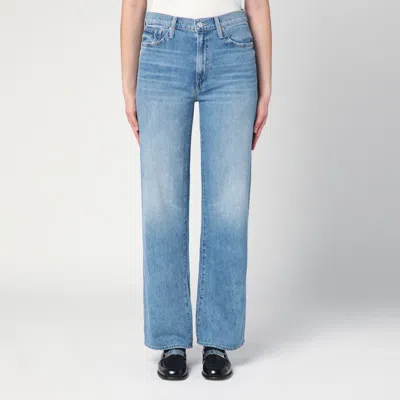 MOTHER JEANS THE DODGER SNEAK LIGHT BLUE WASHED