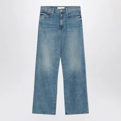 MOTHER JEANS THE DODGER SNEAK LIGHT BLUE WASHED