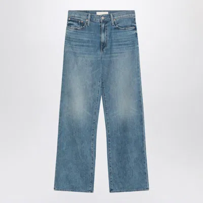 MOTHER MOTHER JEANS THE DODGER SNEAK LIGHT WASHED