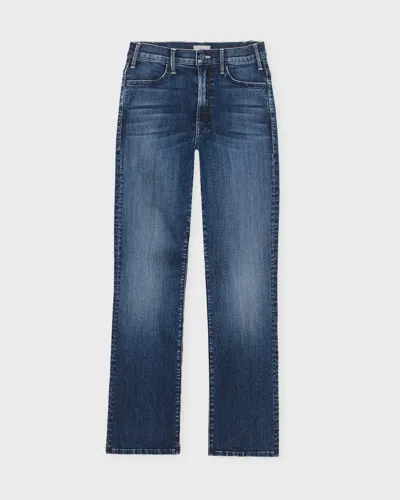 Mother Jeans The Hustler Ankle Dark Blue Denim
