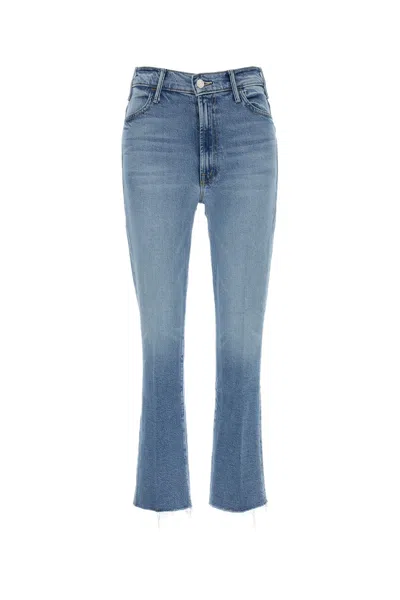 Mother Stretch Denim The Hustler Jeans In Blue