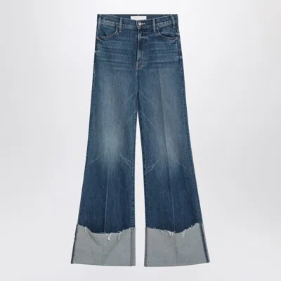 MOTHER JEANS THE HUSTLER ROLLER HEEL CUFF FRAY