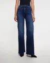 Mother Jeans The Hustler Roller Sneak In Blue