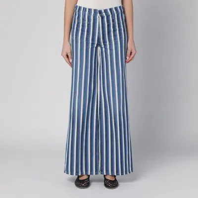 MOTHER MOTHER JEANS THE PATCH POCKET TWISTER SNEAK STRIPED