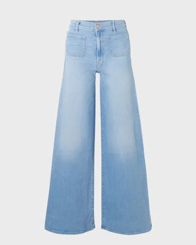 Mother Jeans The Patch Pocket Undercover In Blue