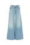 Mother 'the Undercover' Light Blue Wide Jeans