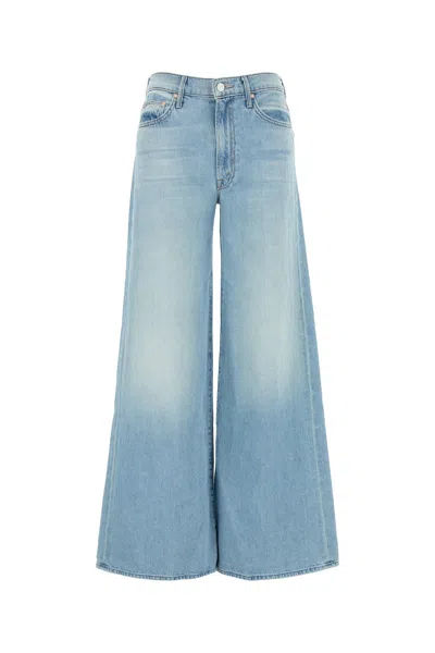 MOTHER JEANS DALLA GAMBA AMPIA THE UNDERCOVER IN DENIM DONNA