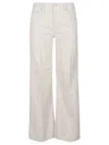 Mother The Tomcat Roller Fray Jeans In White